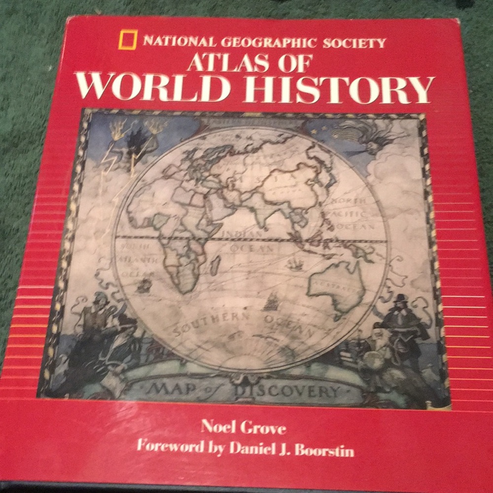 “Atlas of World History “ Hard cover with dust jacket, VTG 1997